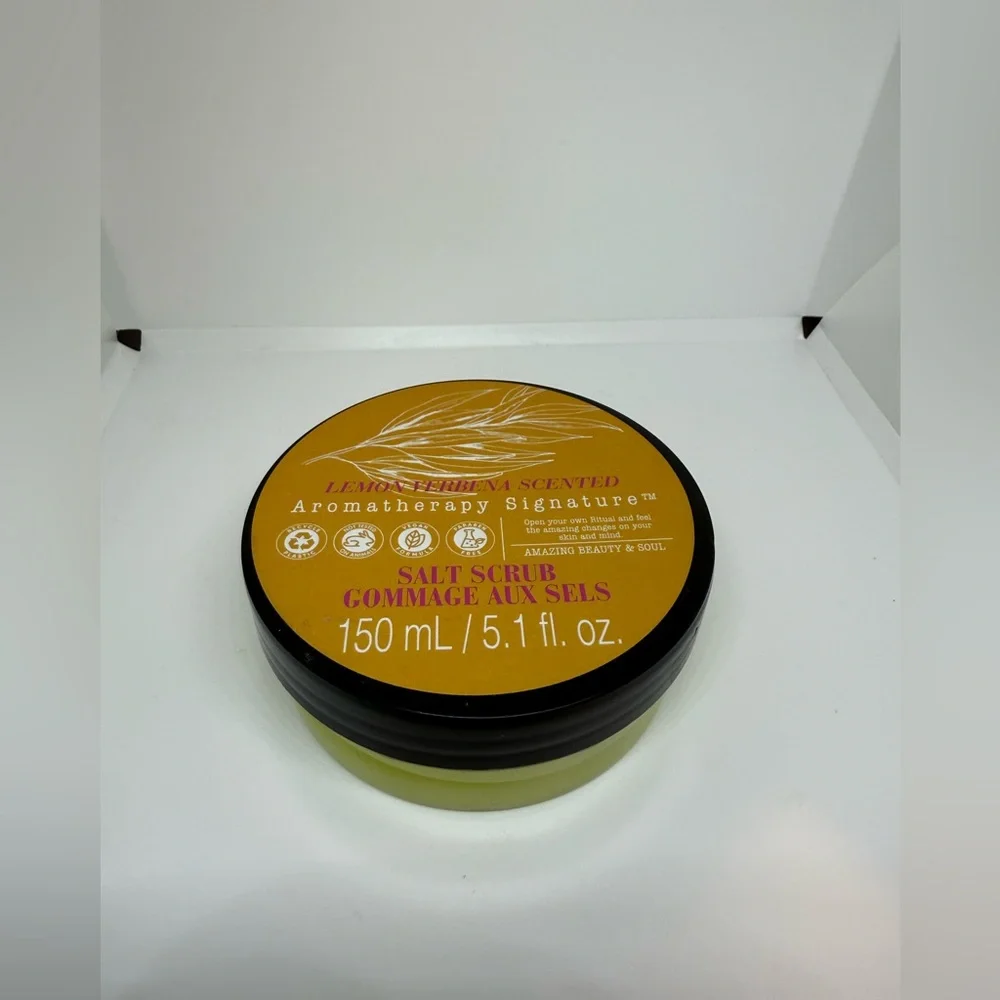 Aromatherapy Signature Lemon‎ Verbena 2305 Scented Salt Scrub 5.1oz~150mL New